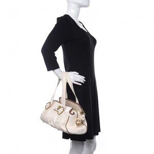 Marc Jacobs Eggshell Leather Bal Harbour Satchel Bag